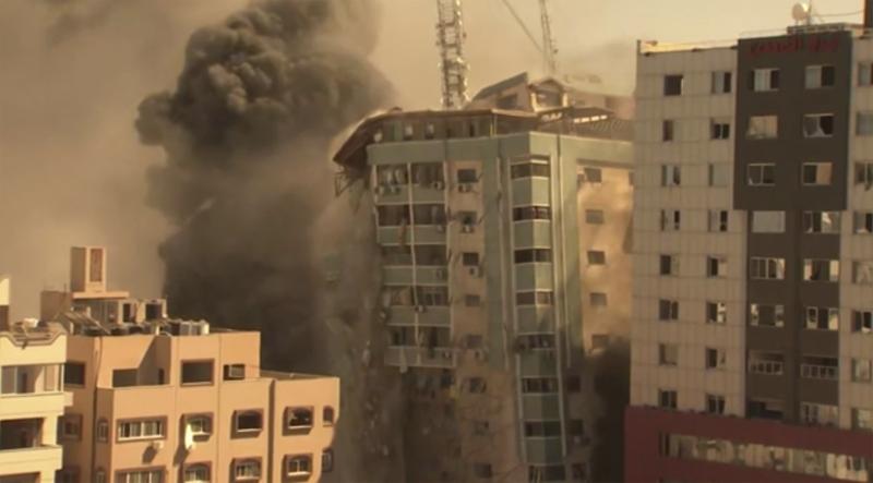 Israeli Strike In Gaza Destroys Building That Housed AP, Other Media