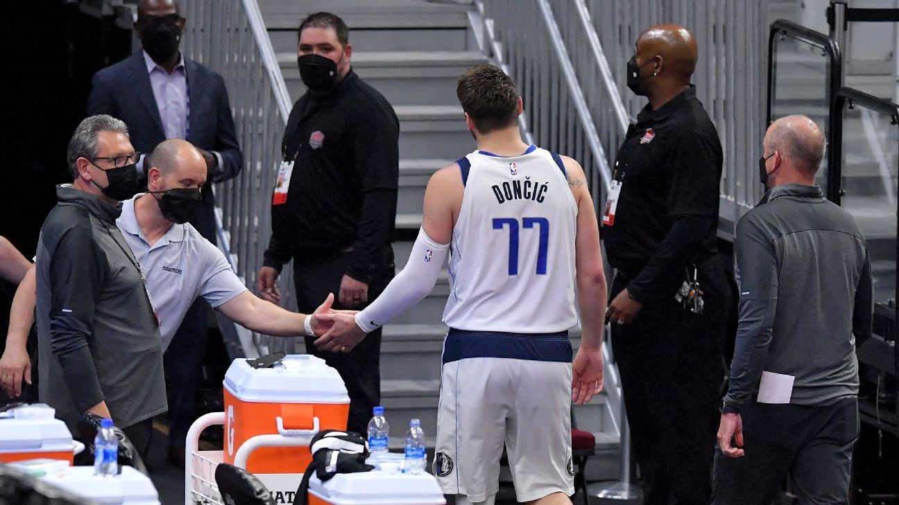 Luka Doncic tossed after flagrant foul 2, still one technical away from suspension